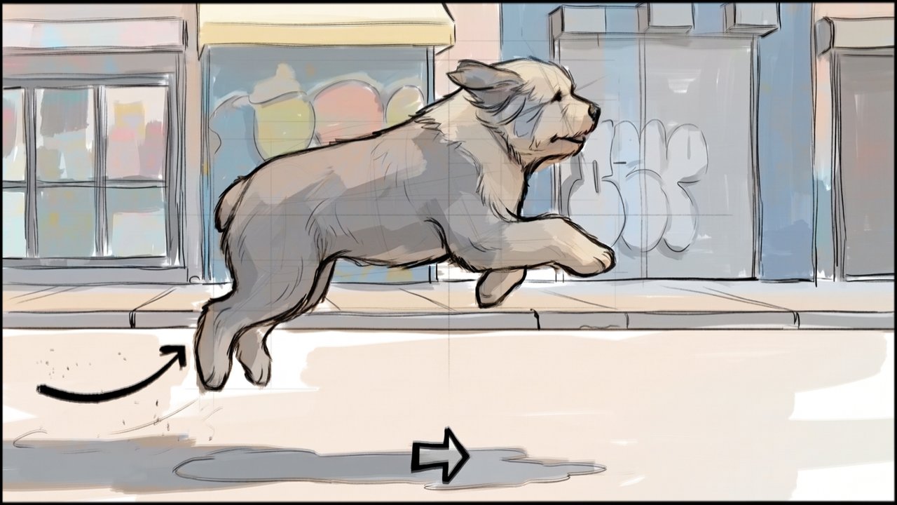 Music Video - Narrative - storyboard frame 6 by Dakota Warren